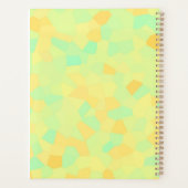 motif Abstrait de formes jaune et verte (Dos)