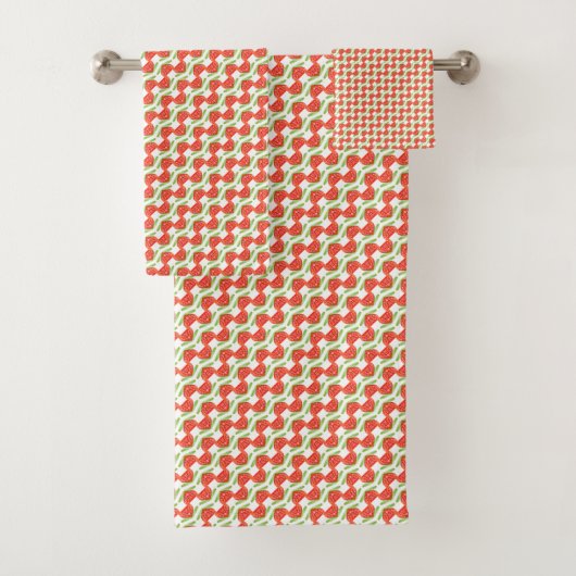 Motif abstrait de fraises (En situation)