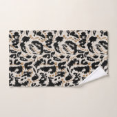 Motif abstrait de léopard bohème africain (Serviette à main)