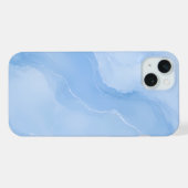 Motif Abstrait de Marbre Bleu Clair (Verso Horizontal)