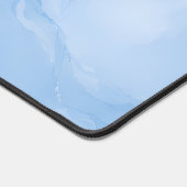 Motif Abstrait de Marbre Bleu Doux (Coin)