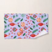 Motif Abstrait de Noël branché (Serviette à main)