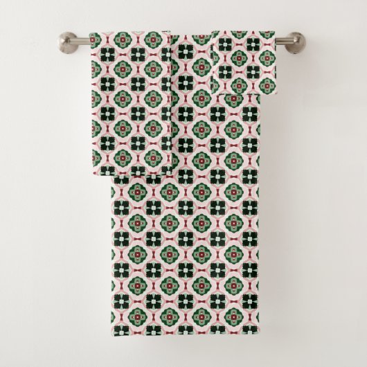 Motif abstrait de Noël funky boho rétro mignon (En situation)