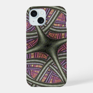 Motif abstrait de nœud celtique violet