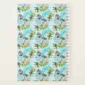 Motif Abstrait de palmier aquarelle (Dos)