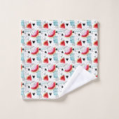 Motif abstrait de pastèque (Gant de toilette)