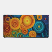 Motif Abstrait de Spirale Colorée Tourbillon Géomé (Recto)