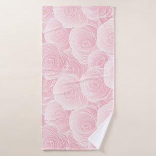 Motif Abstrait de Vague de Rose Pâle Élégante