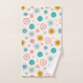 Motif Abstrait des flocons de neige de Noël (Serviette à main)