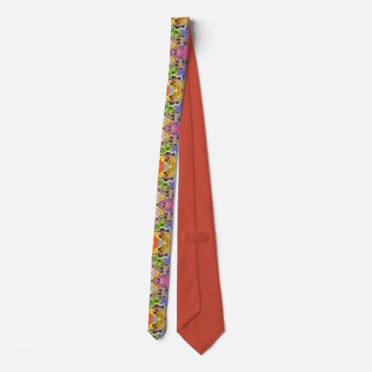 Motif Abstrait en Cravate multicolore (Dos)