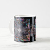 Motif Abstrait en silhouette - Mug classique artis (Devant gauche)