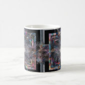Motif Abstrait en silhouette - Mug classique artis (Centre)