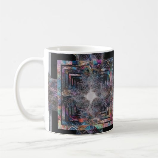 Motif Abstrait en silhouette - Mug classique artis (Gauche)