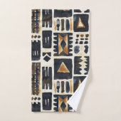 Motif Abstrait en tissu de boue (Serviette à main)