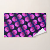 Motif Abstrait Fleur sauvage Red Clover (Serviette à main)
