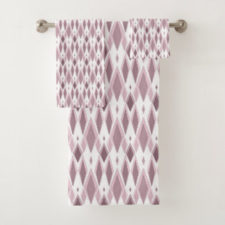 Motif abstrait géométrique rose beige uni