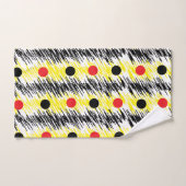 Motif Abstrait Gribouillé à Points (Serviette à main)