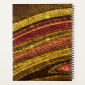 motif Abstrait, marron et jaune (Dos)
