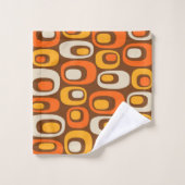 Motif Abstrait moderne du milieu du siècle (Gant de toilette)