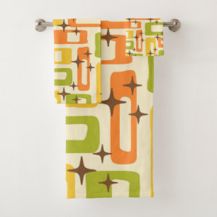 Motif Abstrait moderne rétro du milieu du siècle