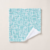 Motif Abstrait moderne rétro du milieu du siècle (Gant de toilette)