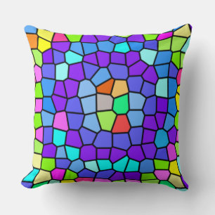 Motif Abstrait mosaïque pour Coussins