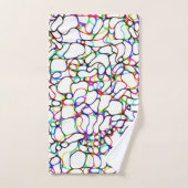 Motif Abstrait multicolore (Serviette à main)