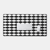 Motif abstrait noir et blanc (Clavier et souris)