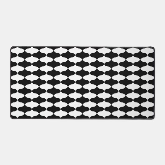 Motif abstrait noir et blanc (Recto)