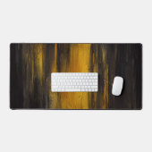 Motif Abstrait noir et or (Clavier et souris)