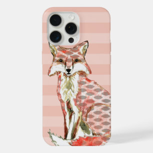 Motif abstrait Renard peint