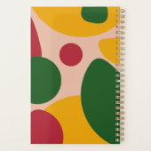 Motif Abstrait Rétro aux Formes Audacieuses  (Dos)