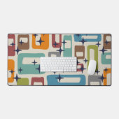 Motif Abstrait Rétro Milieu de Siècle Moderne (Clavier et souris)
