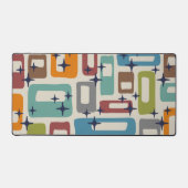Motif Abstrait Rétro Milieu de Siècle Moderne (Recto)