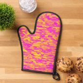 Motif Abstrait Rose Jaune Orange (De haut en bas)
