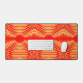 Motif abstrait rouge et orange (Clavier et souris)