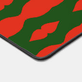 Motif abstrait rouge et vert (Coin)