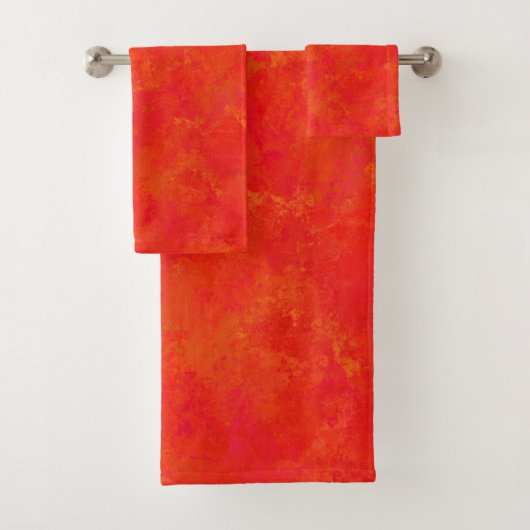 Motif Abstrait rouge orange (En situation)