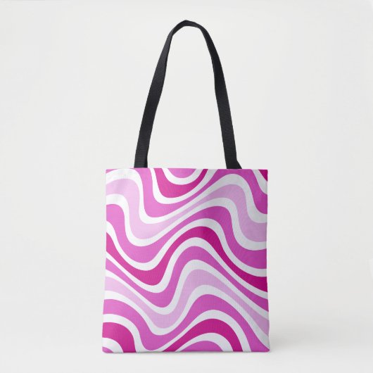 Motif abstrait Sac fourre-tout rose (Devant)