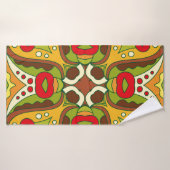 motif Abstrait sans faille de style oriental (Serviette de bain)