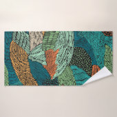 motif Abstrait sans soudure. Grunge design (Serviette de bain)