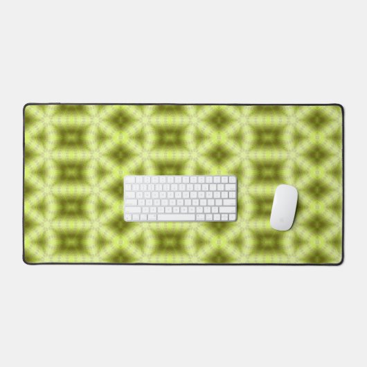 Motif abstrait vert néon (Clavier et souris)