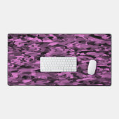 Motif Abstrait Violet Noir (Clavier et souris)