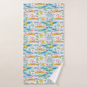 Motif adorable d'amour océanique   Poissons mignon