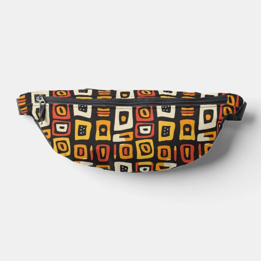 Motif africain Abstrait géométrique (Poser)