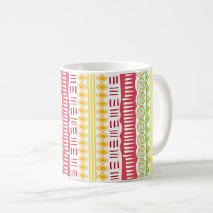Motif africain Céramique Café Mug Fruit Couleurs