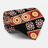 Motif africain Cravate authentique de l'art sub-sa (Roulé)