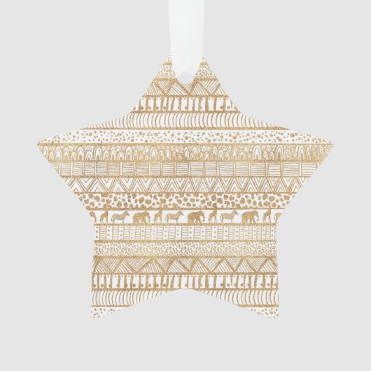 Motif africain de la tribu Gold White (devant)
