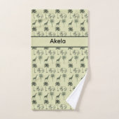 Motif africain de Savanna (Serviette à main)