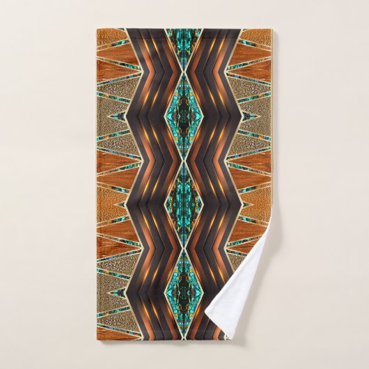 Motif Afrocentré : (Serviette à main)